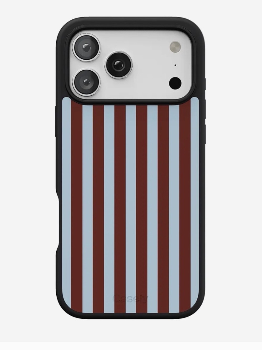 Casely iPhone 17 pro Sunday in Brooklyn Stripes Align Case